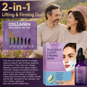 🔥 New Arrival |Curalona® 2-in-1 Bakuchiol Peptide Lifting Mask + Firming Body Serum – Firm & Tighten · Smooth Fine Lines · Enhance Elasticity · Support Metabolic Balance · Visible Results in 7 Days