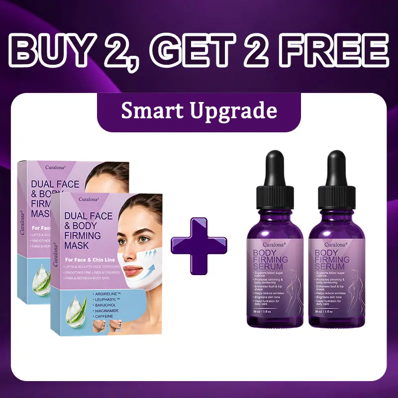 🔥 New Arrival |Curalona® 2-in-1 Bakuchiol Peptide Lifting Mask + Firming Body Serum – Firm & Tighten · Smooth Fine Lines · Enhance Elasticity · Support Metabolic Balance · Visible Results in 7 Days