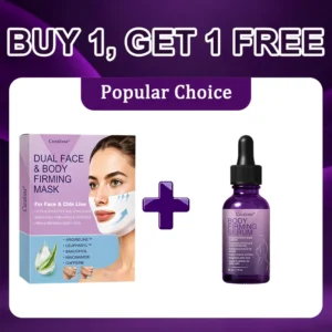 🔥 New Arrival |Curalona® 2-in-1 Bakuchiol Peptide Lifting Mask + Firming Body Serum – Firm & Tighten · Smooth Fine Lines · Enhance Elasticity · Support Metabolic Balance · Visible Results in 7 Days