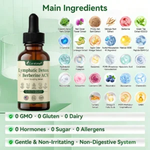 Curalona® Lymphatic Detox × Berberine 12-in-1 Sculpting Serum