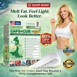 Curalona® Triple Action Microneedle Patch – Berberine & NAD+ for Metabolic Support