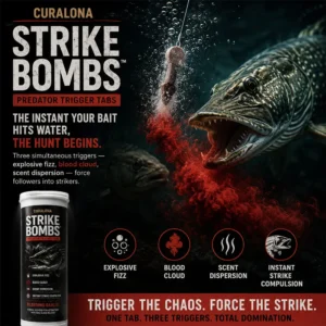๐๐๐๐ข๐๐ข๐๐ฅ ๐๐ซ๐๐ง๐ ๐๐ญ๐จ๐ซ๐ |โ
Curalonaยฎ Strike Bombs โ New Freshwater & Saltwater Bait That Bleeds, Fizzes & Triggers Big Predators