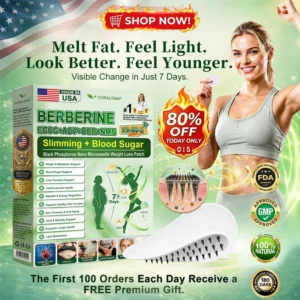 𝐎𝐟𝐟𝐢𝐜𝐢𝐚𝐥 𝐁𝐫𝐚𝐧𝐝 𝐒𝐭𝐨𝐫𝐞 |✅Curalona®Black Phosphorus Nano Microneedle Weight Loss Patch — 12-in-1 Berberine + NMN + Apple Cider Vinegar | Supports Fat Burn, Blood Sugar, Anti-Aging, Joint & Sleep | Change in Just 7 Days