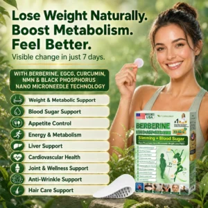 ๐๐๐๐ข๐๐ข๐๐ฅ ๐๐ซ๐๐ง๐ ๐๐ญ๐จ๐ซ๐ |โ
CuralonaยฎBlack Phosphorus Nano Microneedle Weight Loss Patch โ 12-in-1 Berberine + NMN + Apple Cider Vinegar | Supports Fat Burn, Blood Sugar, Anti-Aging, Joint & Sleep | Change in Just 7 Days