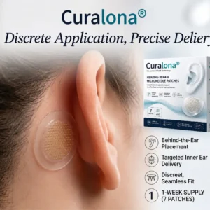 Curalona® HEARING REPAIR MICRONEEDLE PATCHES ✅ Targets Hearing Loss, Tinnitus, Ear Infections, Balance Disorders, and Age-Related Ear Degeneration.