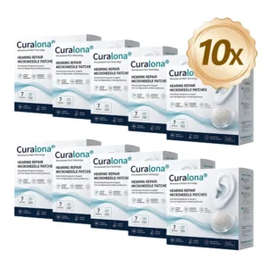 Curalona® HEARING REPAIR MICRONEEDLE PATCHES ✅ Targets Hearing Loss, Tinnitus, Ear Infections, Balance Disorders, and Age-Related Ear Degeneration.