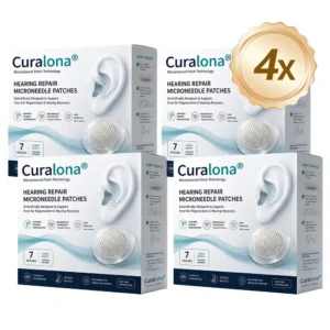 Curalona® HEARING REPAIR MICRONEEDLE PATCHES ✅ Targets Hearing Loss, Tinnitus, Ear Infections, Balance Disorders, and Age-Related Ear Degeneration.
